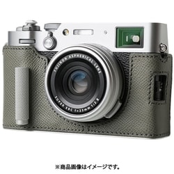 富士フィルム X100VI用 本革ケース クラシック メタルグリップ付 ナイトサファリ PTBD014