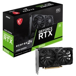 GeForce RTX 3050搭載 グラフィックボード GeForce RTX 3050 VENTUS 2X E 6G OC