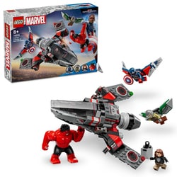 76292 LEGO（レゴ） スーパー・ヒーローズ MARVEL（マーベル） キャプテン・アメリカとレッド・ハルクの戦い [ブロック玩具]