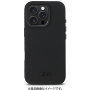 TUHMP16LFWGRLK [iPhone 16 Pro用 ケース 本革 バックカバー Magsafe充電対応 ブラック]