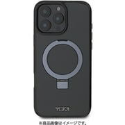 TUHMP16XSSFK [iPhone 16 Pro MAX用 ケース バックカバー フチ高設計 スマホリング＆スタンド機能 Magsafe充電対応 ブラック]