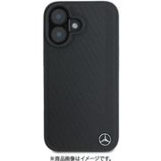 MEHMP16S23RBGVK [iPhone 16用 ケース 本革 バックカバー 背面右下部にメタルロゴを配置 Magsafe充電対応 ブラック]