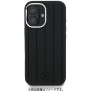 MEHMP16S23SUVSK [iPhone 16用 ケース シリコン バックカバー 縦ラインのデザイン Magsafe充電対応 ブラック]