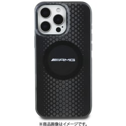 AMHMP16X24HHGPK [iPhone 16 Pro MAX用 ケース TPU バックカバー フチ高設計 Magsafe充電対応 ブラック]