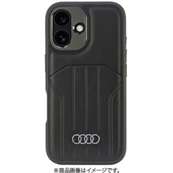 AU-TPUPCMIP16-Q5/D1-BK [iPhone 16用 ケース 高級 バックカバー Magsafe充電対応]