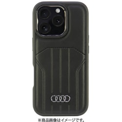 AU-TPUPCMIP16P-Q5/D1-BK [iPhone 16 Pro用 ケース 高級 バックカバー Magsafe充電対応]