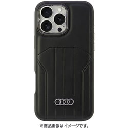 AU-TPUPCMIP16PM-Q5/D1-BK [iPhone 16 Pro MAX用 ケース 高級 バックカバー Magsafe充電対応]