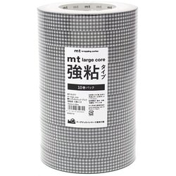 ラージコア ギンガムチェック 黒 強粘10巻 MT10L077
