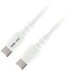 100W対応 USB2.0ケーブル USB Type-C（オス）-USB Type-C（オス） 充電/データ転送ケーブル 0.5m ホワイト GH-UCCCC05-WH