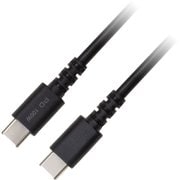 100W対応 USB2.0ケーブル USB Type-C(オス)-USB Type-C(オス) 充電/データ転送ケーブル 1.5m ブラック GH-UCCCC15-BK