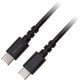 100W対応 USB2.0ケーブル USB Type-C（オス）-USB Type-C（オス） 充電/データ転送ケーブル 2.0m ブラック GH-UCCCC20-BK