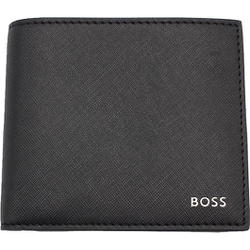 二つ折り財布 50485599 Black 再生レザー