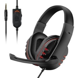GU-P5A016 [PS5用 ボイスチャットヘッドセット ブラック×レッド]