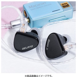 イヤホン 2Pin リケーブル対応 ブラック IBJR-GELATO-BK