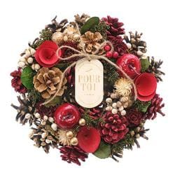 CM1611-C ナチュラルリース S リース レッドナチュラル2024 ghwreaths