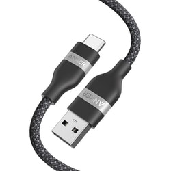 Anker USB-C ＆ USB-A ケーブル （高耐久ナイロン） 0.9m ブラック A82G2011