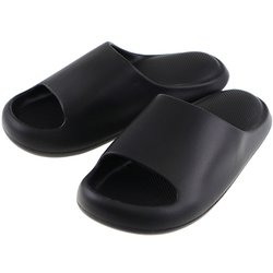 ポコポコクッションホームサンダル レディース L 約24.5cm BLACK SY-12784