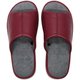 レザー調厚底クッションスリッパ L 25.0～26.5cm WINE