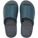 レザー調厚底クッションスリッパ L 25.0～26.5cm BLUE