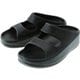 厚底ベルトサンダル レディース L 約24.0cm BLACK SY-12786