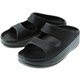 厚底ベルトサンダル レディース LL 約24.5cm BLACK SY-12786