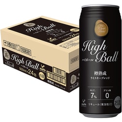 神戸居留地 ハイボール 缶 Alc.7％ ウイスキー 樽熟成 プリン体ゼロ 500ml×24本 [チューハイ]