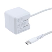 急速充電器 USB PD(パワーデリバリー)対応 USB-Cケーブル一体型 30W スイング式プラグ JYU-AC0110W