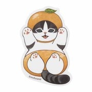mofusand（モフサンド） もふもふマルシェ スマホステッカー オレンジ