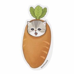 mofusand（モフサンド） もふもふマルシェ スマホステッカー にんじん