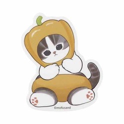 mofusand（モフサンド） もふもふマルシェ スマホステッカー パプリカ黄