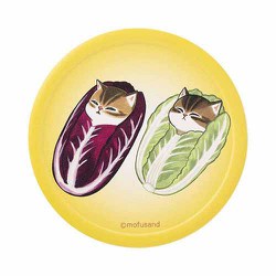 mofusand（モフサンド） もふもふマルシェ 美濃焼吸水コースター 白菜