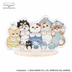 mofusand（モフサンド）×サンリオキャラクターズ 大きめレイヤーアクリルスタンド 肉球