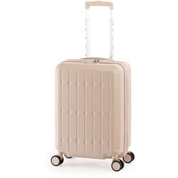 スーツケース ドリンクホルダー付き 旅行日数目安：3～4泊 37L/拡張時44L 拡張機能搭載 ALI-6030SD-18W ラテ