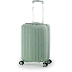スーツケース ドリンクホルダー付き 旅行日数目安：3～4泊 37L/拡張時44L 拡張機能搭載 ALI-6030SD-18W アッシュミントグリーン