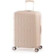 スーツケース ドリンクホルダー付き 旅行日数目安：5～7泊 66L/拡張時76L 拡張機能搭載 ALI-6030SD-24W ラテ