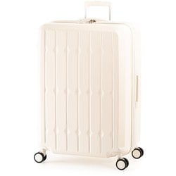 スーツケース ドリンクホルダー付き 旅行日数目安：8～10泊 99L/拡張時112L 拡張機能搭載 ALI-6030SD-28W バニラ