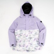 ウォータープリント切替ジャケット SISJ303 20 PPL Lサイズ [スノーボード ウェア ジャケット レディース]