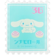 8203-117 サンリオキャラクターズ レトロ切手 アクリルバッジ シナモロール