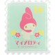 8203-118 サンリオキャラクターズ レトロ切手 アクリルバッジ マイメロディ