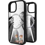 MSA016qcMR-DY [SheerForce iPhone 15用MagSafe対応保護ケース チップ＆デール]