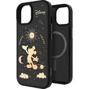 MSA016qcLD-DY [SheerForce iPhone 15用MagSafe対応保護ケース ブラック スターミッキー]