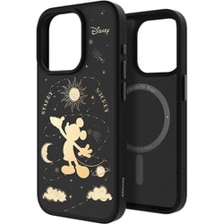 MSA017qcLD-DY [SheerForce iPhone 15 Pro用MagSafe対応保護ケース ブラック スターミッキー]