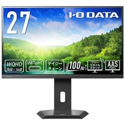 液晶ディスプレイ/27型/デイジーチェーン接続対応＆65W給電 USB Type-C（R）搭載/5年保証 LCD-CQ271SA-FX