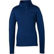 ベーシック セットインスリーブ Ws 1/2ジップティー Basic Set-in Sleeve 1/2 Zip Tee ESW24LS51 NAVY Mサイズ [スキー ミドルウェア レディース]