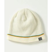 ダブルラインニットハット Double Line Beanie ESM24HW11 WHITE [ニットキャップ ビーニー メンズ]