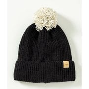 ミックスポンポンニットハット Mix Pompon Knit Watch ESW24HW50 BLACK [ニットキャップ ビーニー レディース]