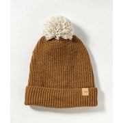 ミックスポンポンニットハット Mix Pompon Knit Watch ESW24HW50 BROWN [ニットキャップ ビーニー レディース]
