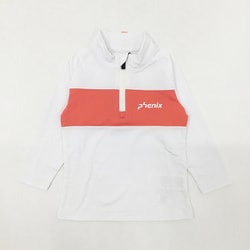 Front Line Junior 1/2 Zip Tee ジュニア スキー ミドルウェア WHITE 100サイズ ESG24LS90