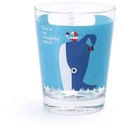 243102 [eskimo 「A Piece of CAKE」 グラス コップ タンブラー 約360ml クジラ 「幸福な出会い」]