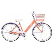 子供用自転車 ガールズ ラボ ポップ BAA200-O オレンジパープル 148314003